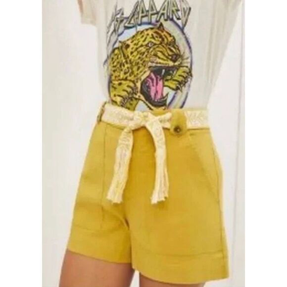 COPY - Anthropologie Maeve High Waist Elena Shorts Size 4 - Picture 1 of 5